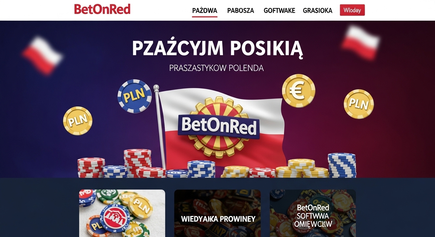 Obsługa lokalnego języka i waluty betonred casino